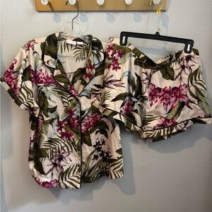 EUC Tommy Bahama Tropical Sleepwear Set Sz XL